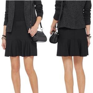 Theory Black GIDA Mini Skirt